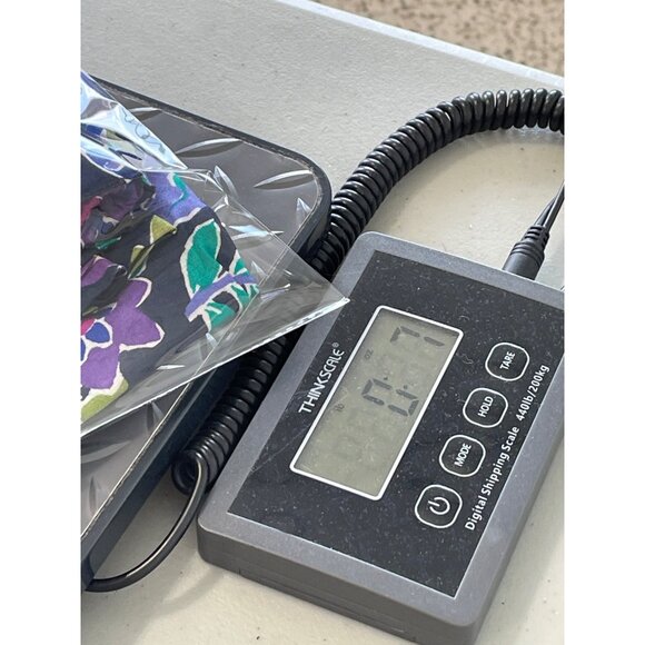 Vintage 90s Lombardi Floral Pleated Midi Skirt Size 10 Navy Purple Deadstock NEW - Picture 6 of 6